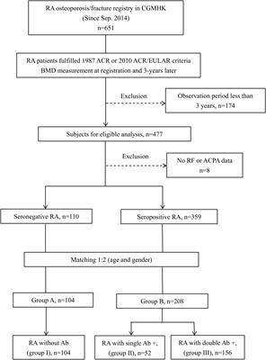 The Impact of Seropositivity on Systemic Bone Loss in Rheumatoid Arthritis—A 3-Year Interim Analysis of a Longitudinal Observational Cohort Study